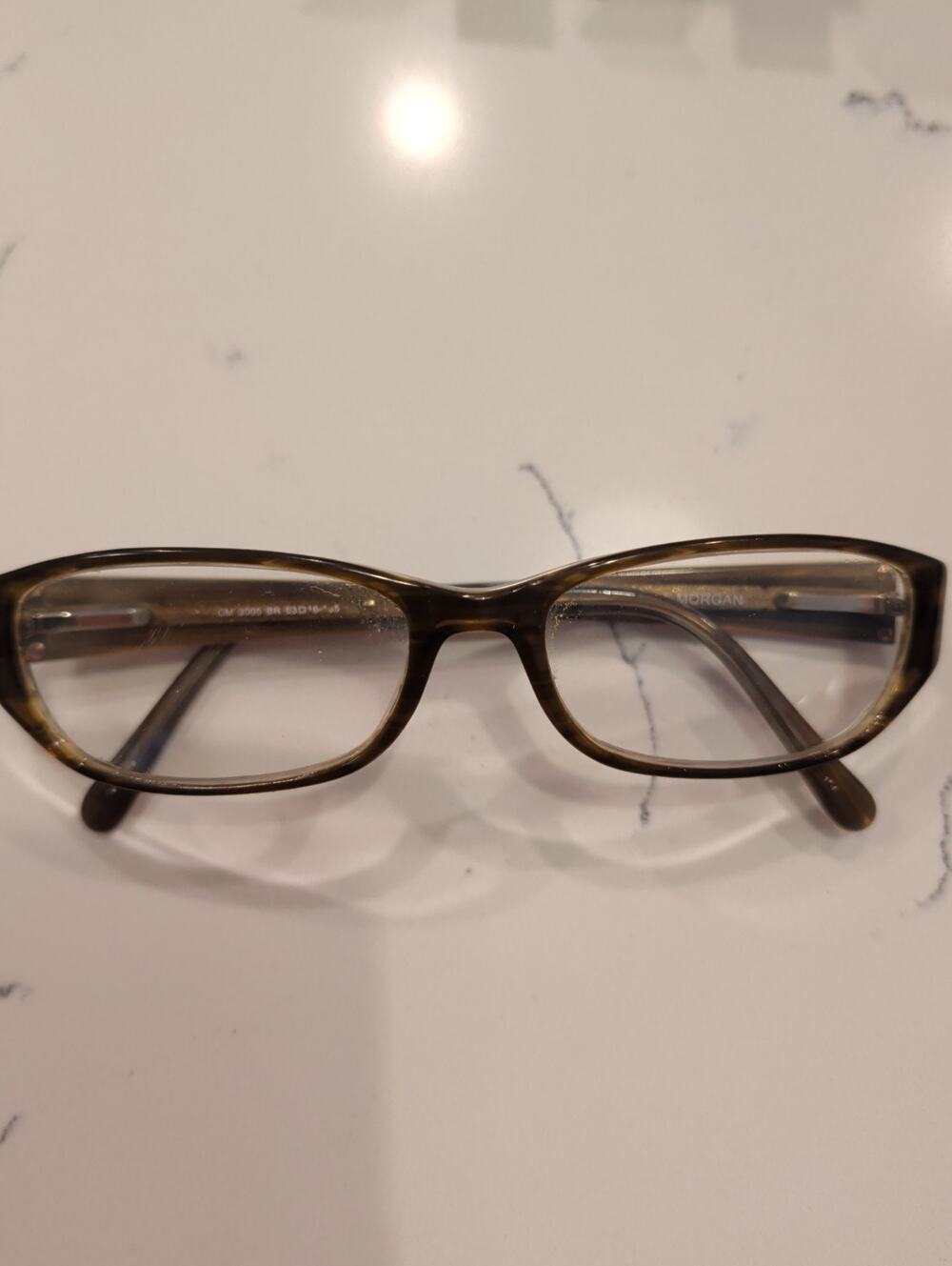 Chelsea Morgan CM3005 Brown Tortoise Shell Eyeglass Frames, 53-16-135